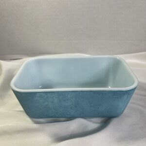 Vintage‎ Primary Blue Pyrex Refrigerator Dish 502 B 1.5 Pints 0502 No Lid